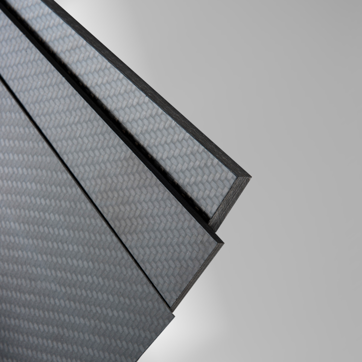 150mm x 150mm 2,5mm Carbon Platte Kohlefaser CFK Platte ca 